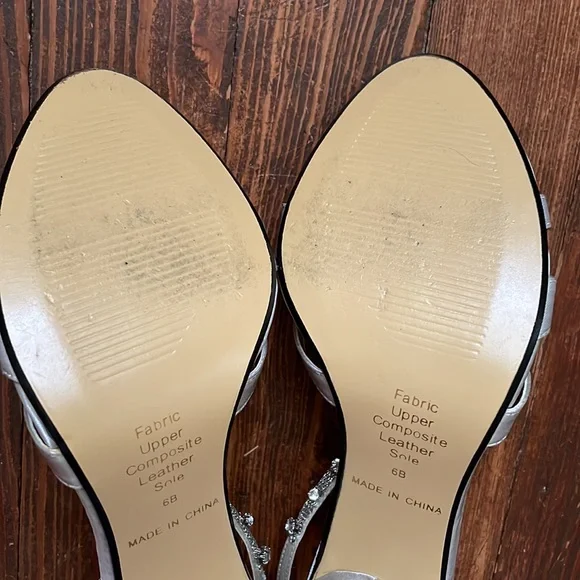 Special Occasions By Saugus Shoe Rhinestone Strappy Shakira Heels - Picture 9 of 12